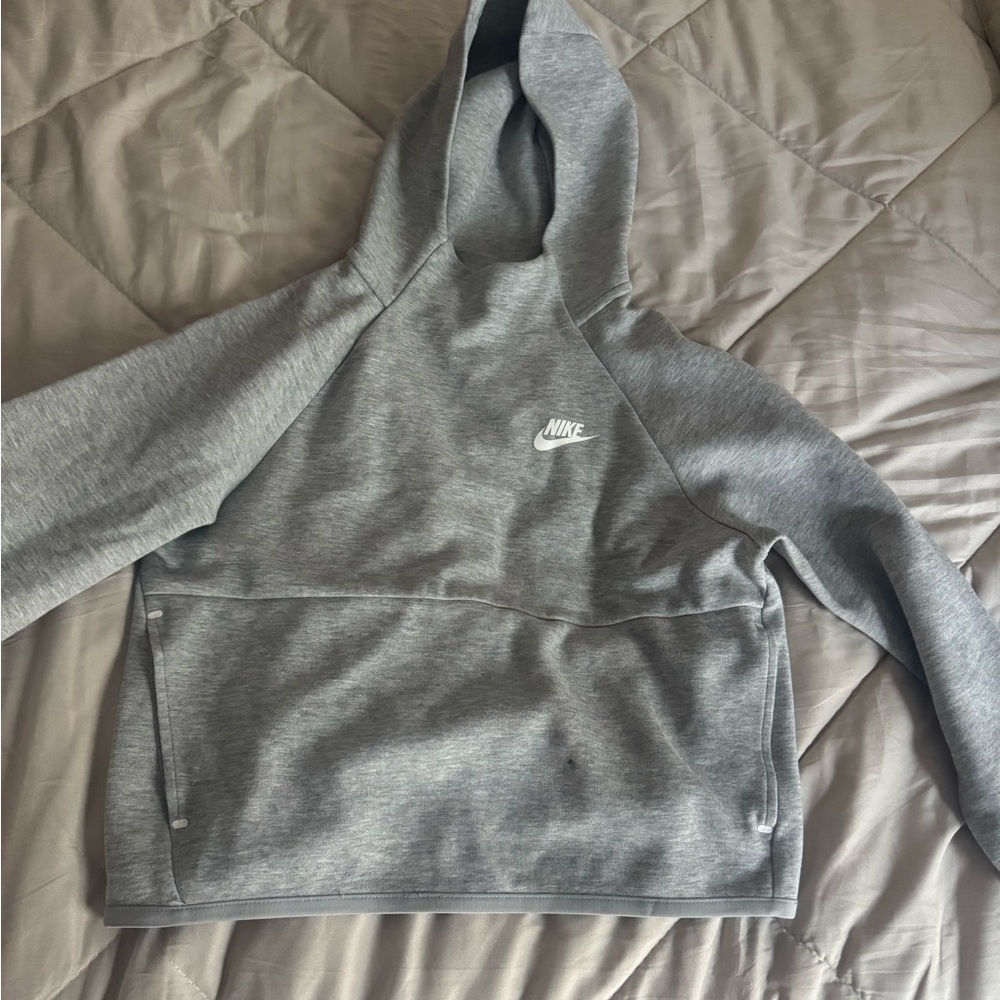 Nike tech Gray pullover Hoodie